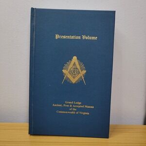 Presentation Volume Grand Lodge Ancient, Free & Accepted Masons of the Common
